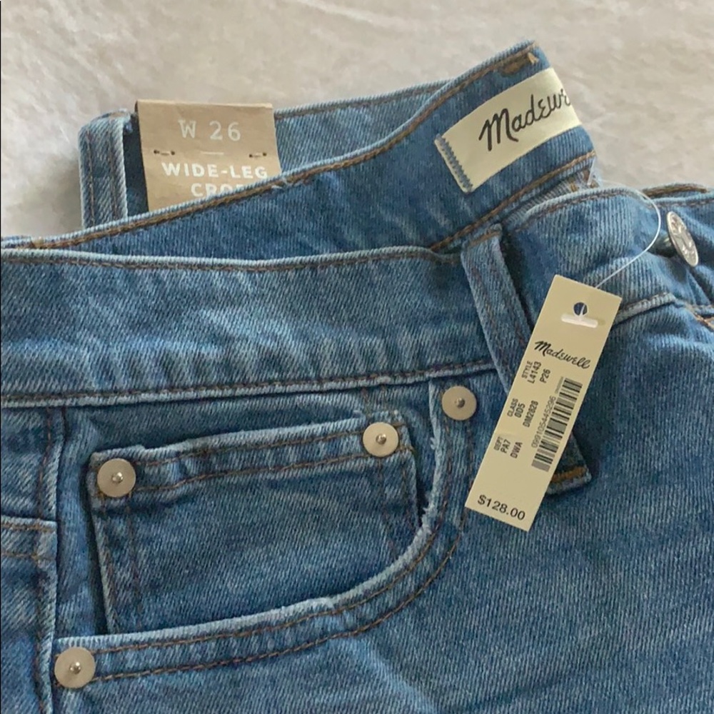 Madewell Wide Leg Crop Jeans